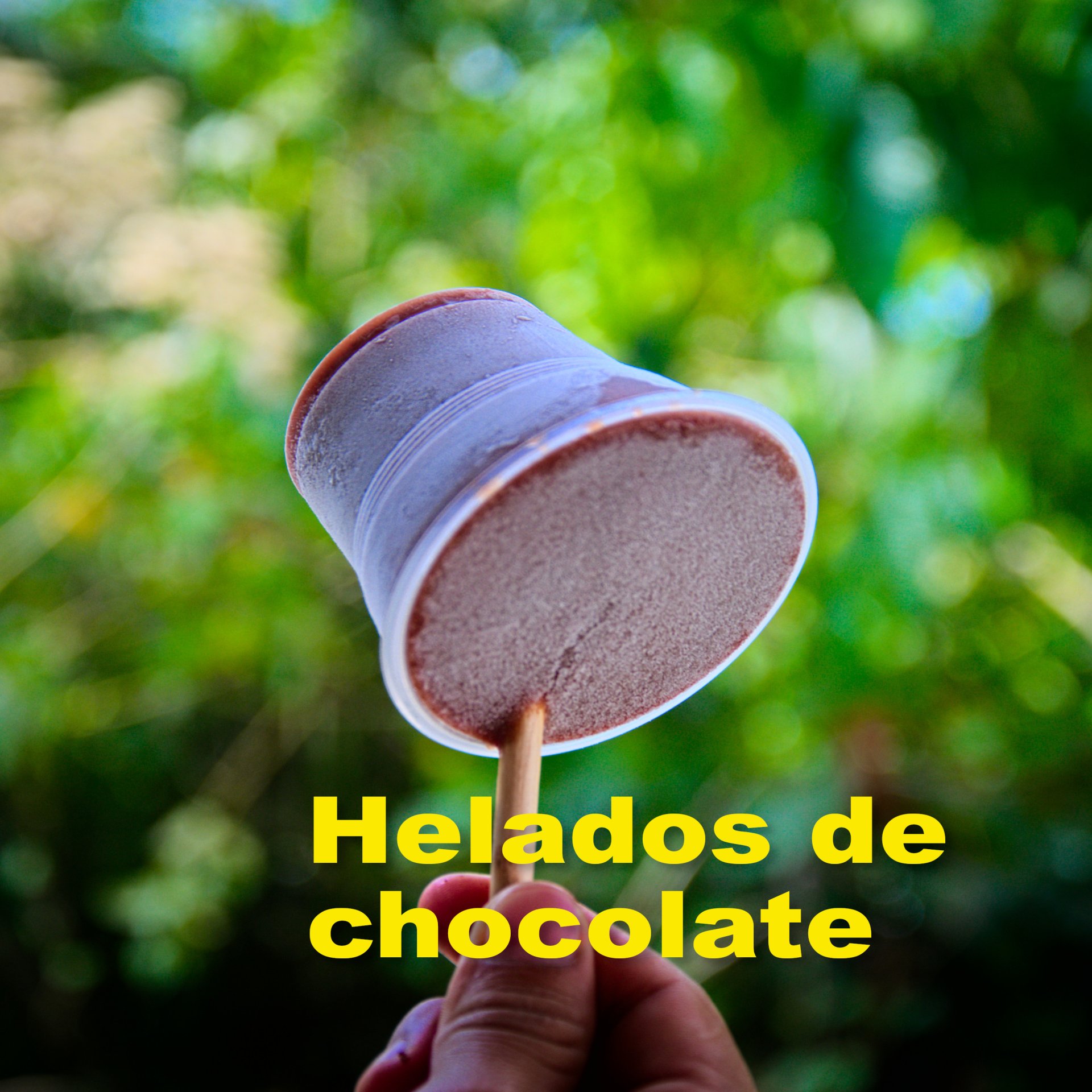 Helados de chocolate